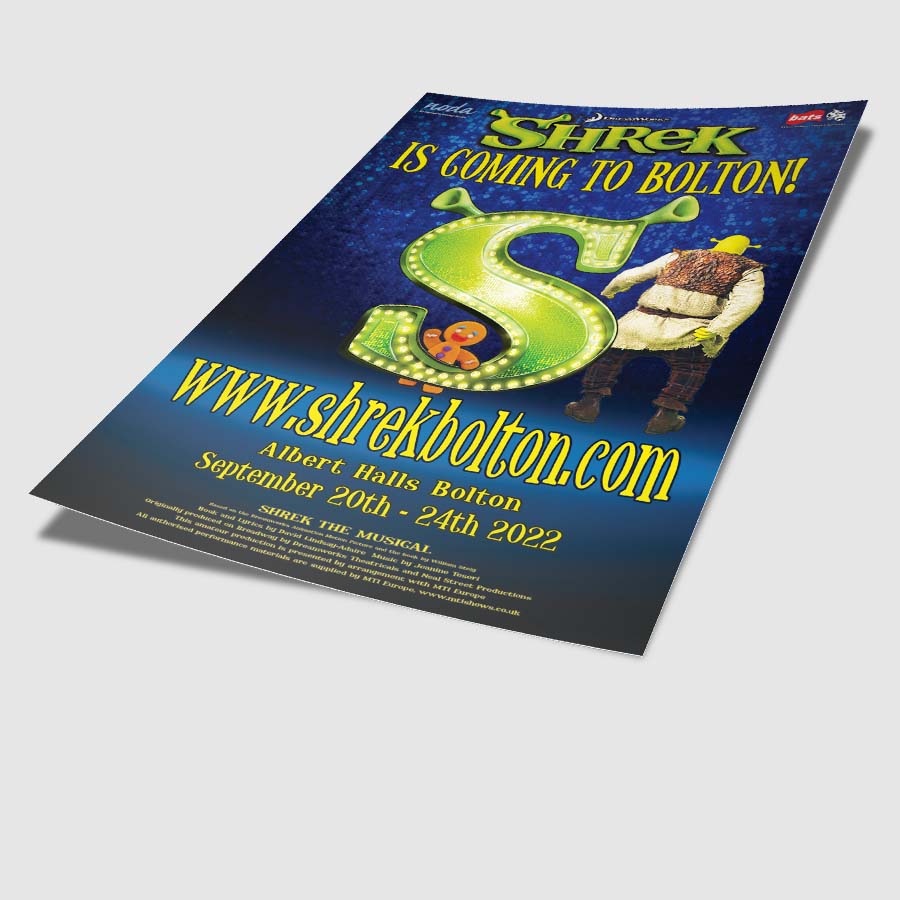 Fast turnaround printed posters for your Bolton business