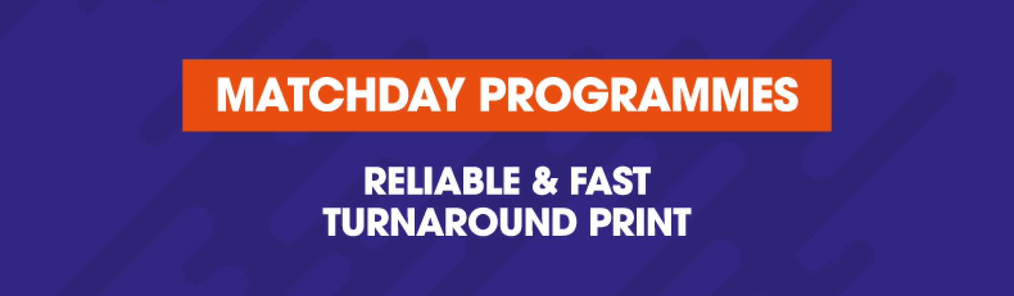 Printed matchday sports programmes & booklets in Bolton, Bury & Greater Manchester 