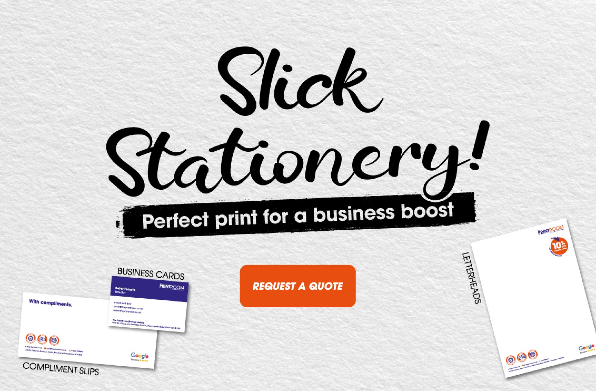 Business stationery for insurance companies by The Print Room, Bolton 