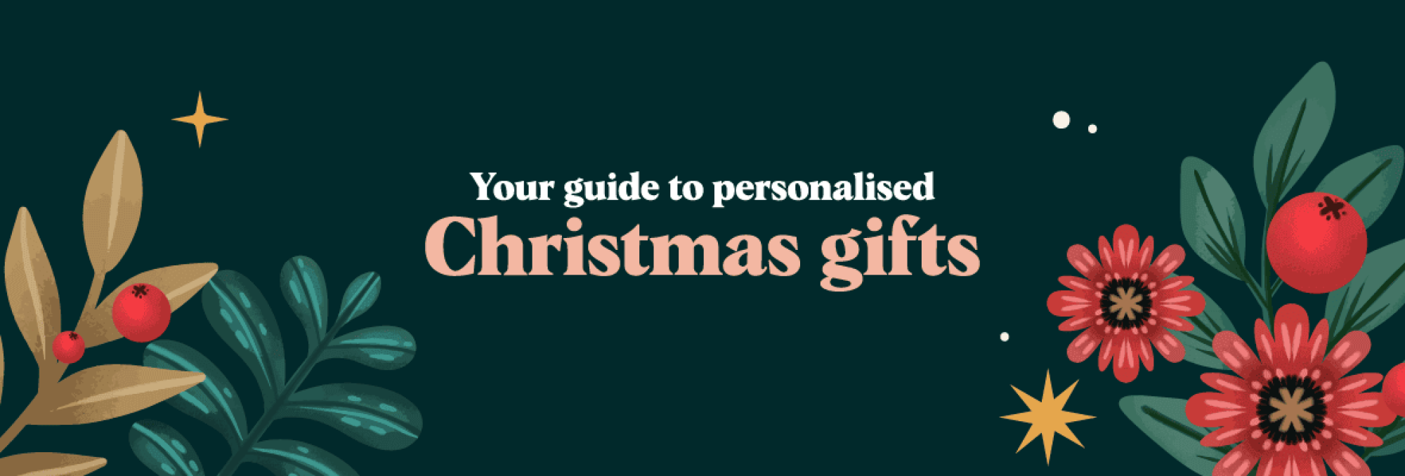 Your guide to personalised Christmas gifts