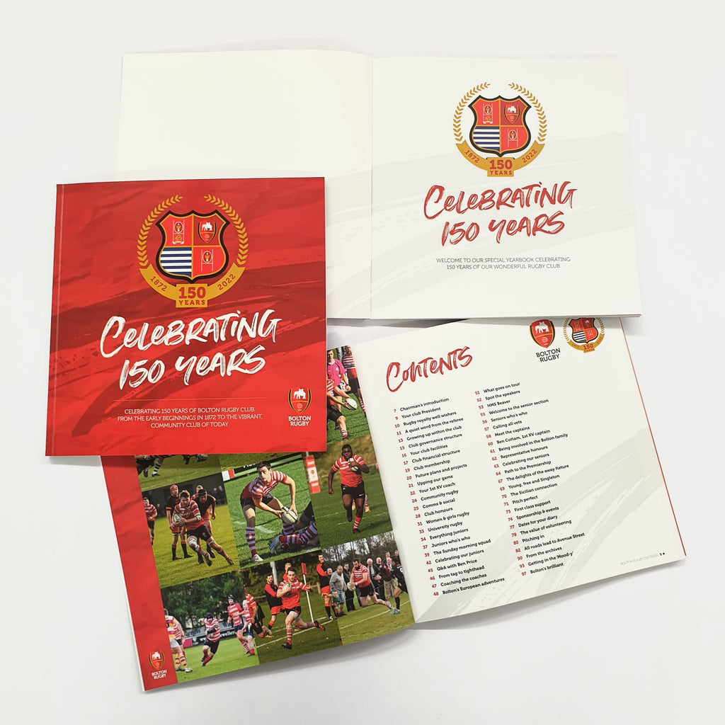 Celebrating 150 years with the Bolton Rugby Club Yearbook