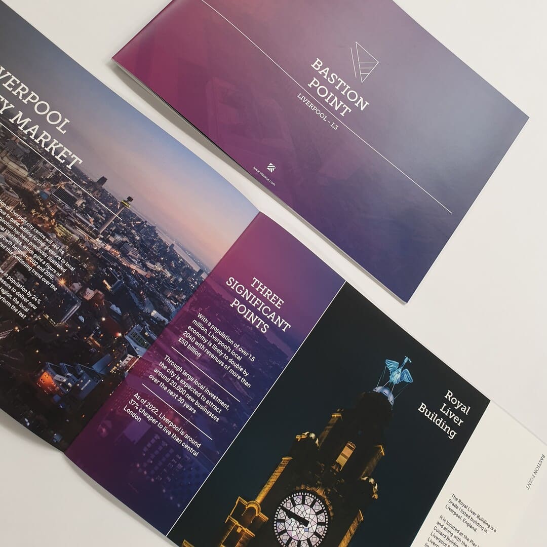 Professional and FAST brochure printing service for Bolton based organisations