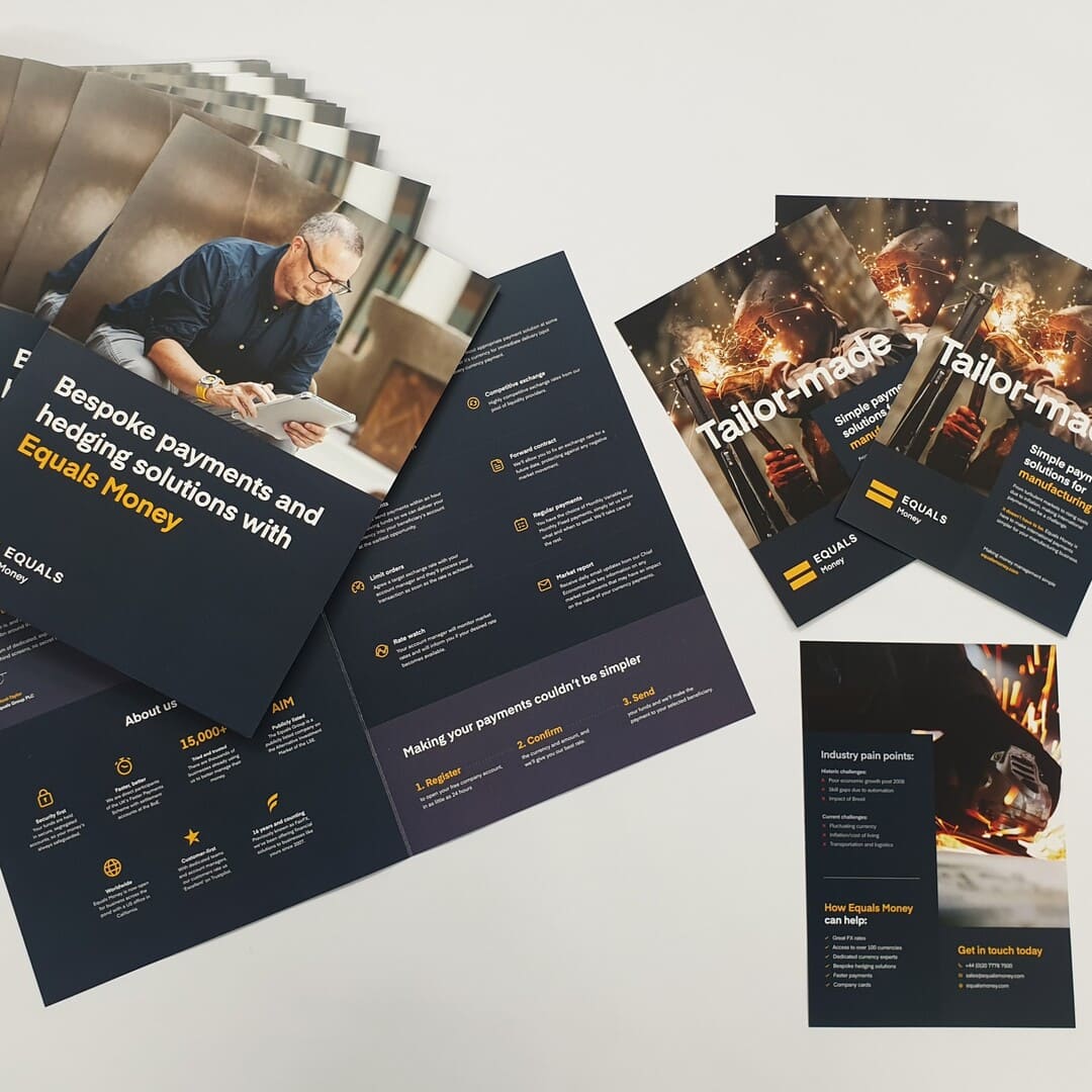 Professional brochure printing service here in Bolton